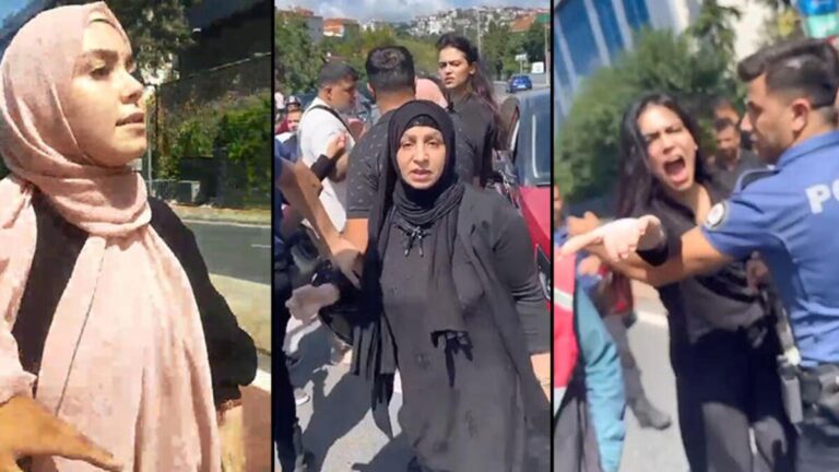 Confus après l&rsquo;accident !  Ils sont sortis du véhicule et ont attaqué.