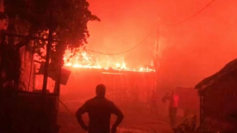 Feu de forêt à Çanakkale !  9 villages ont été évacués