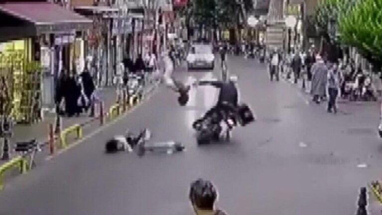 Collision scooter et moto : 2 blessés