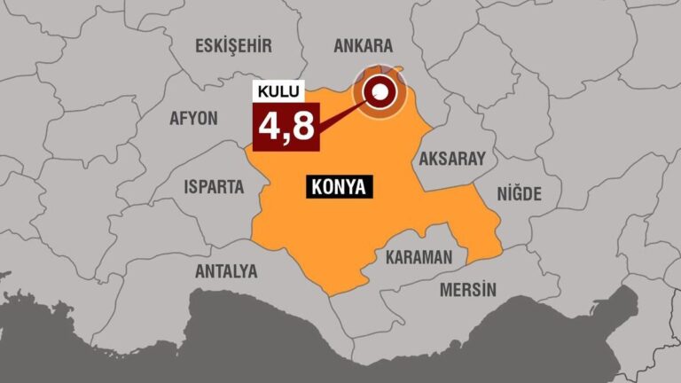 DERNIÈRES NOUVELLES : Effrayant tremblement de terre de magnitude 4,8 à Konya !