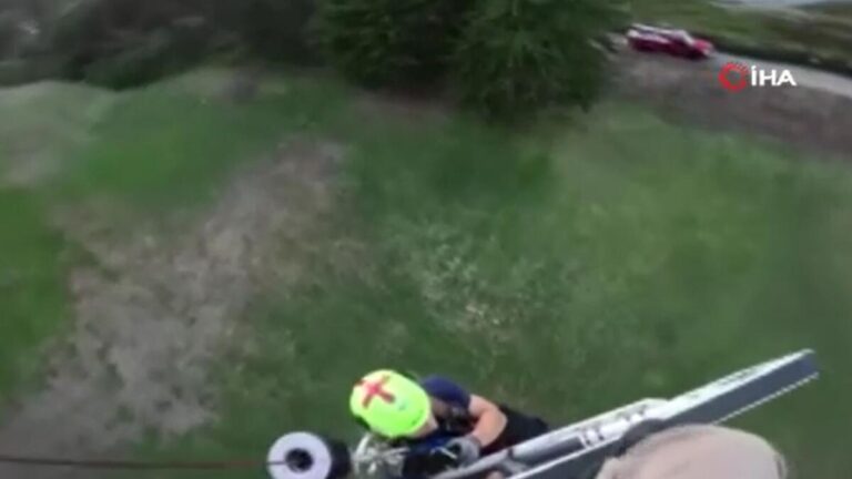 Un homme tombé d&rsquo;une falaise a été secouru par hélicoptère