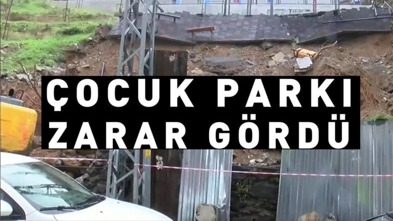 Glissement de terrain à Istanbul