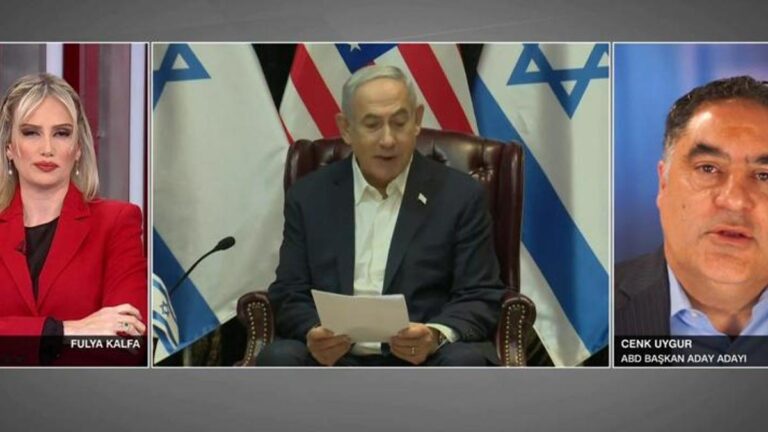 Candidat à la présidentielle américaine sur CNN TÜRK : Pourquoi Israël a-t-il écrit « Cenk Uygur » sur les bombes ?