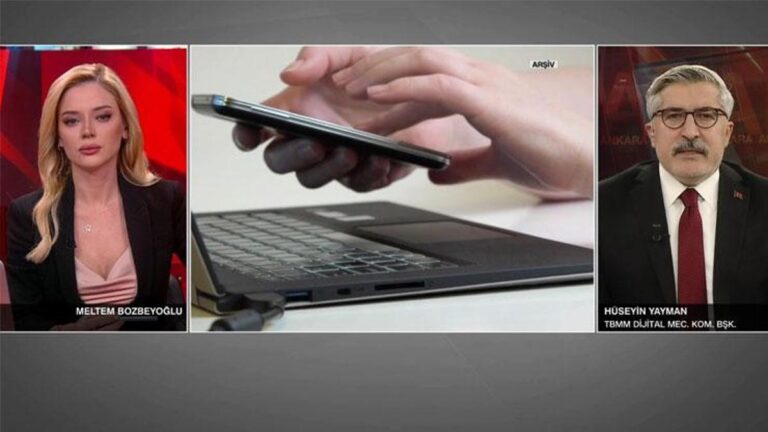 La loi sur le droit d’auteur numérique arrive !  Yayman, président de la Commission des médias numériques de la Grande Assemblée nationale de Turquie, est sur CNN TÜRK