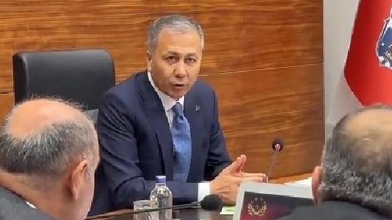 Le ministre Erlikaya a tenu une réunion sur les « organisations criminelles »