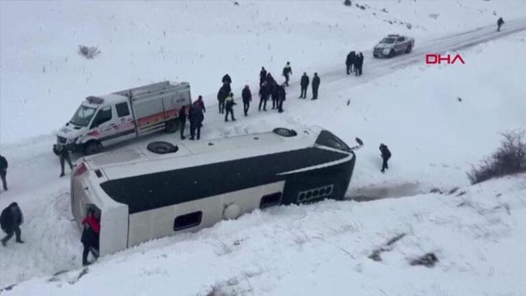 Dernières nouvelles : accident de bus à Sivas !  Il y a beaucoup de blessés