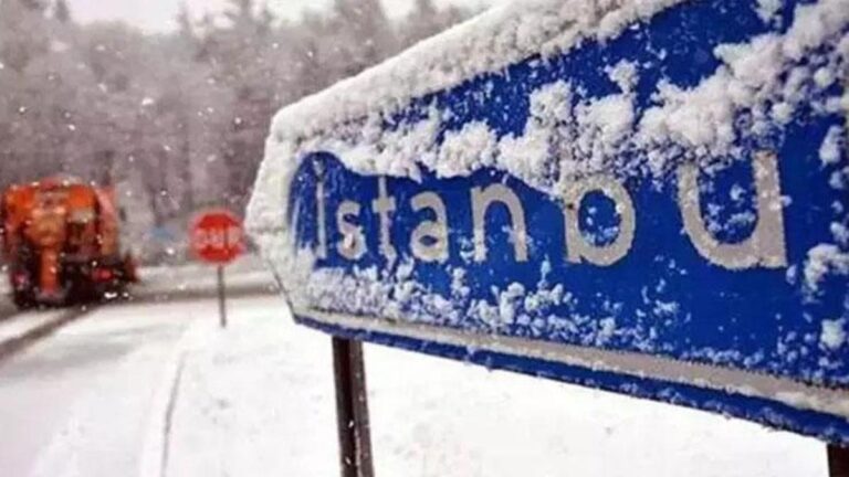 DERNIÈRE MINUTE!  La neige tombe à Istanbul !  Attention : AKOM a donné la date et l&rsquo;heure !