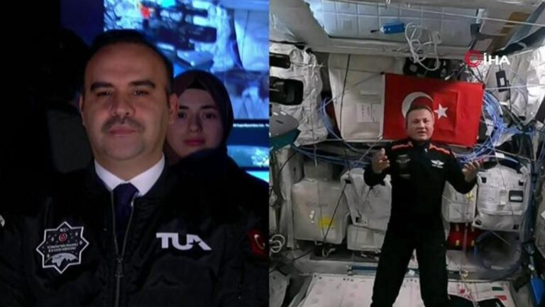 Le ministre Kacır a rencontré Alper Gezeravcı : Comment se déroule une journée dans l&rsquo;espace ?