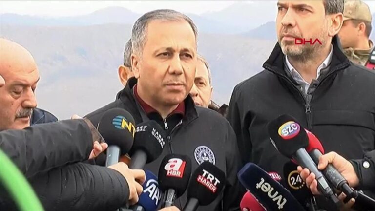 Glissement de terrain dans la mine d&rsquo;Erzincan !  Déclaration du ministre Yerlikaya et Bayraktar