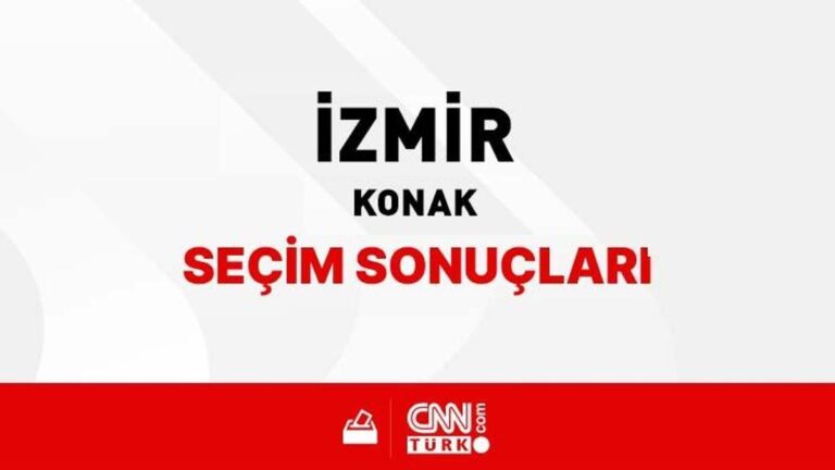 Résultats des élections d'Izmir Konak 2024 – Qui a gagné Izmir Konak ?  Quel parti a reçu combien de voix à Konak ?