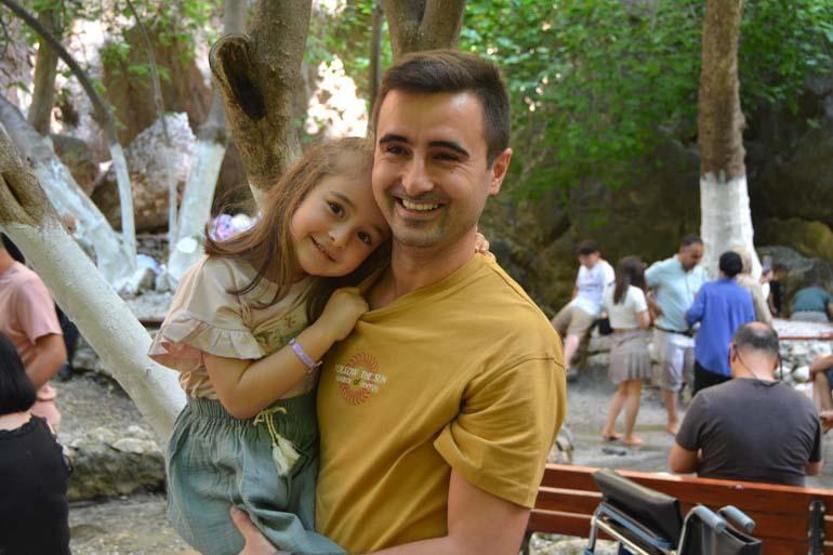 Il y avait une ruée pour les vacances dans le canyon de Saklıkent