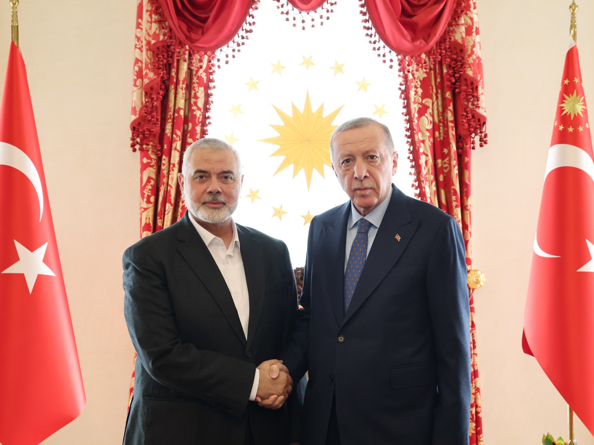 Erdogan appelle à l'unité palestinienne après sa rencontre avec le chef du Hamas