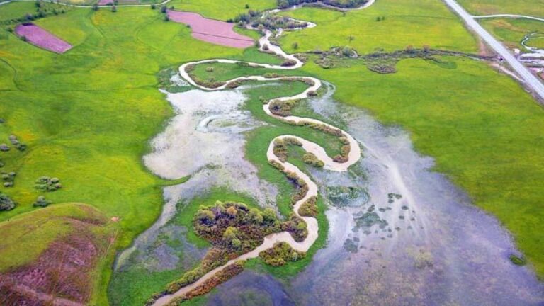 Les méandres de Güzeldere vus du ciel sont enchanteurs