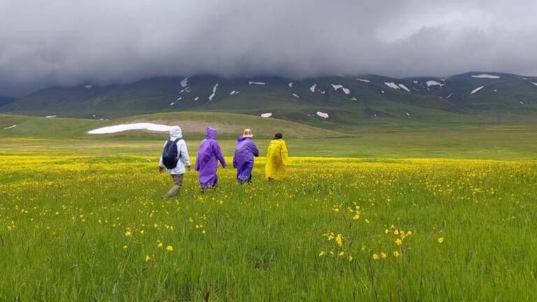 Un des endroits uniques à voir : les montagnes de Gümüşhane se couvrent des couleurs du printemps