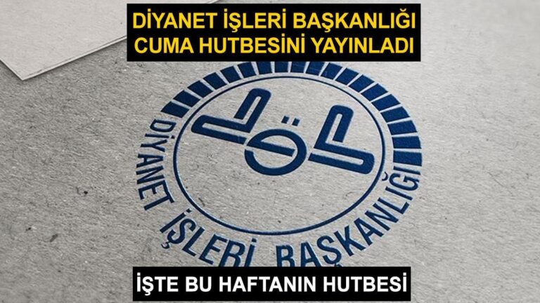 Sermon du vendredi 28 juin 2024 Diyanet… L'Islam nous ordonne de vivre comme nous le croyons