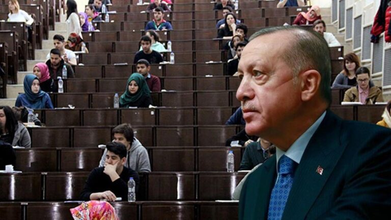 Un message du président Erdoğan aux étudiants qui suivront YKS
