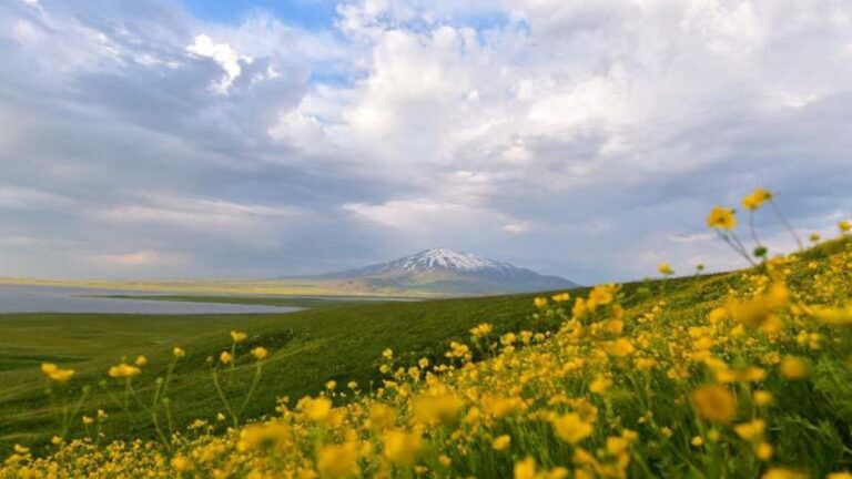 Les passages nuageux sur le plateau de Sütey et la montagne Süphan ont créé un festin visuel