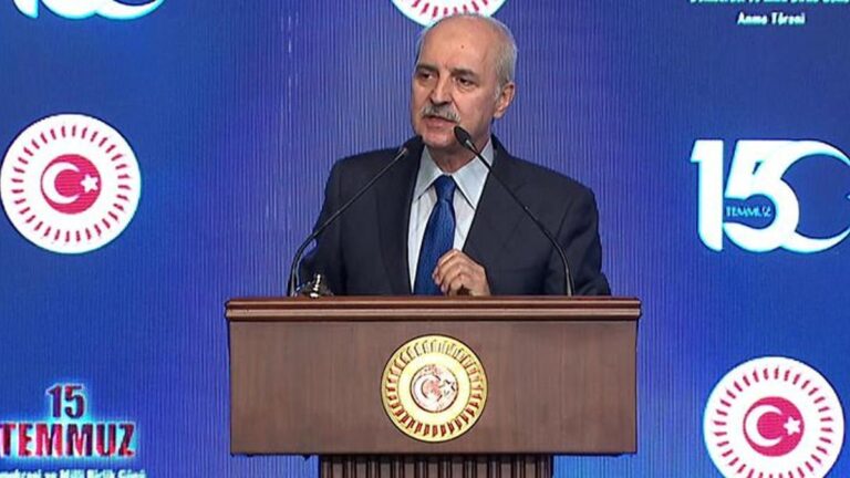 DERNIÈRES NOUVELLES… Cérémonie du 15 juillet au Parlement !  Déclarations importantes du président de la Grande Assemblée nationale turque Kurtulmuş