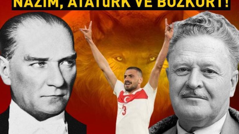 L'UEFA a ouvert une enquête sur le signe du loup gris de Merih Demiral !  Il a participé aux discussions portant ce titre : Nazim, Atatürk et Bozkurt…
