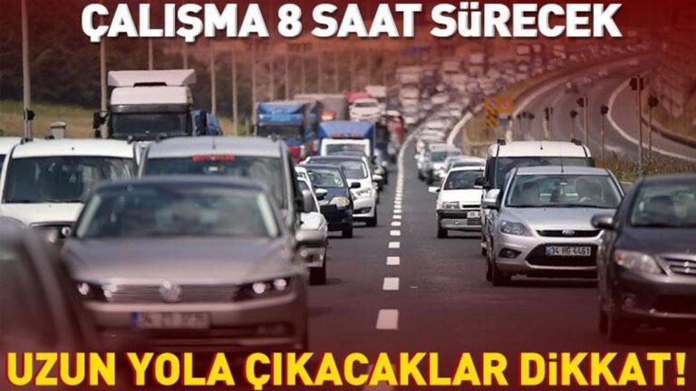 NEWS… Soyez prudent si vous partez pour un long voyage !  Autoroutes annoncées : Les travaux dureront 8 heures…