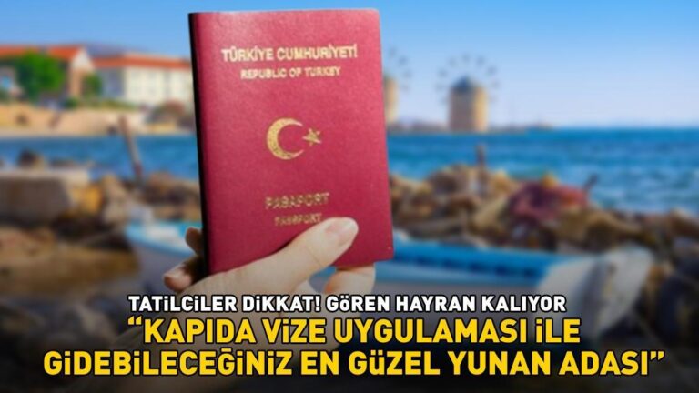 ATTENTION PROFESSEURS DE VACANCES ! La plus belle île grecque que vous puissiez visiter avec un visa à la porte : « Ceux qui la voient ne veulent pas revenir !