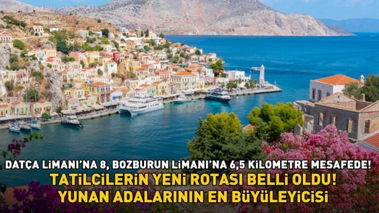 LA PLUS FASCINANTE DES ÎLES GRECQUES OFFRANT UN VISA DE 7 JOURS À LA LIVRAISON ! À 8 km du port de Datça et à 6,5 km du port de Bozburun