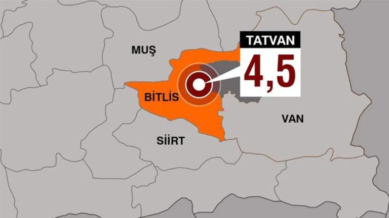 DERNIÈRES NOUVELLES… Séisme de magnitude 4,5 à Bitlis ! Avertissement critique d'un expert