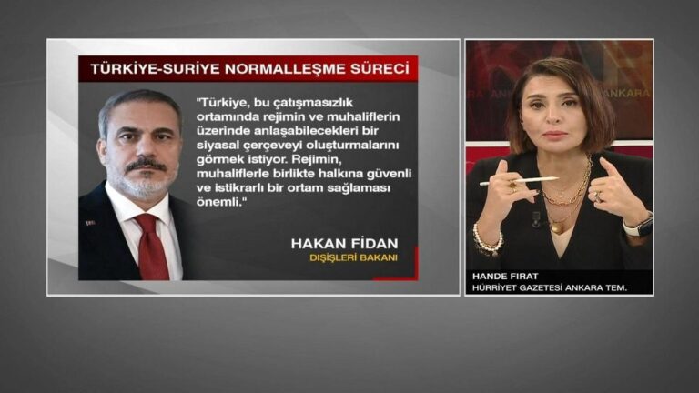 Déclarations importantes du ministre des Affaires étrangères Fidan à Hande Fırat