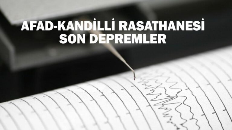 Y a-t-il eu un tremblement de terre en mer Égée ? 13 décembre 2024 Liste des derniers séismes de l'AFAD et de l'Observatoire de Kandilli !