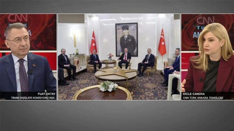 DERNIÈRES NOUVELLES… Le président de la commission des affaires étrangères de la Grande Assemblée nationale turque, Fuat Oktay, sur CNN TÜRK : Il n'y a pas de passage pour le PKK/YPG en Syrie !
