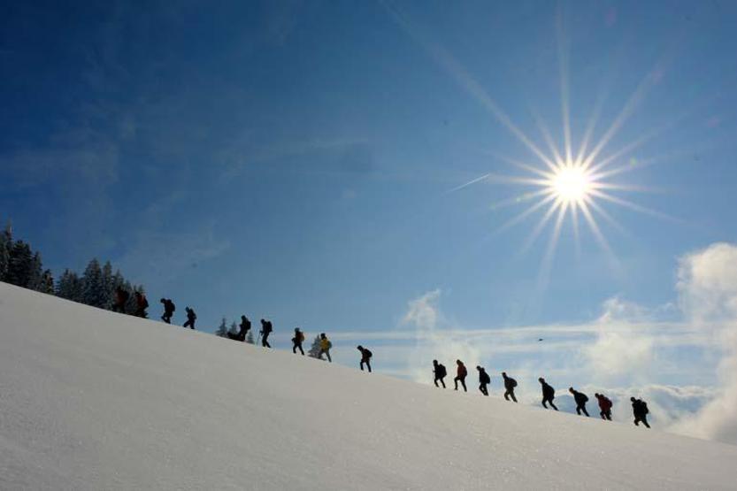 Une promenade hivernale de conte de fées sur le plateau de Tohtamur