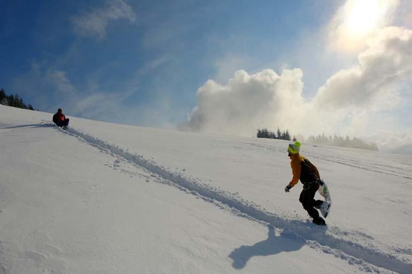 Une promenade hivernale de conte de fées sur le plateau de Tohtamur