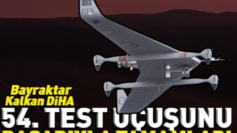 Bayraktar Kalkan DİHA a réalisé avec succès son 54ème vol d'essai ! Portée de communication augmentée à plus de 100+ km…