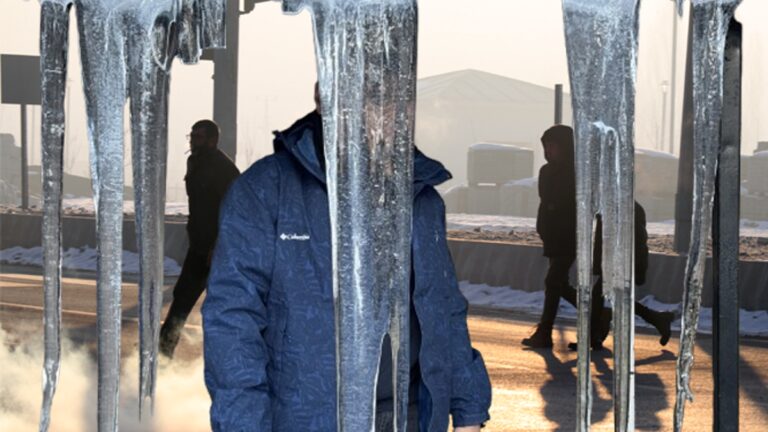 Les congélateurs ont pris la captive de l'Anatolie orientale