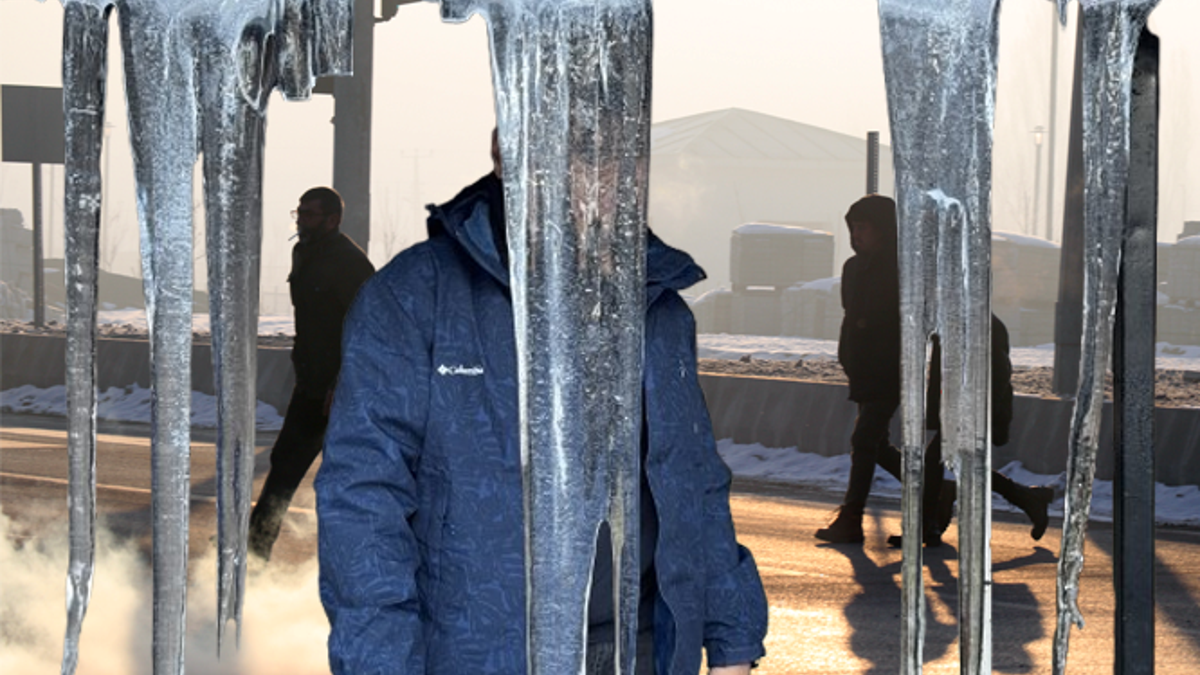 Les congélateurs ont pris la captive de l'Anatolie orientale