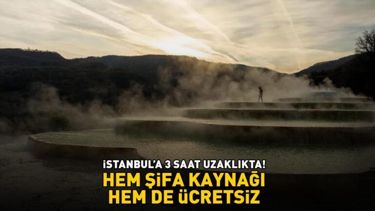 À 3 heures d'Istanbul! À la fois la source de guérison et gratuitement! 'Pamukkale de Bursa'