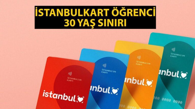 Combien a coûté l'Akbili de plus de 30 ans, combien de tl / livres? Étudiant Istanbulkart 30 Tarif de limite d'âge 2025!