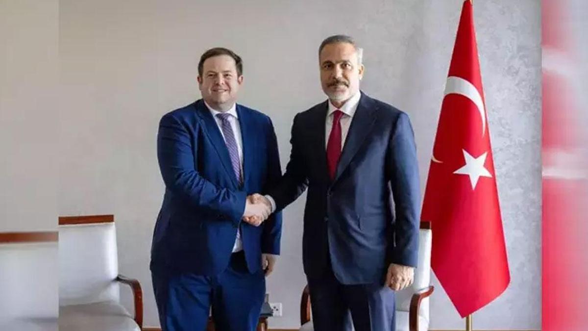 Le ministre des Affaires étrangères, Hakan Fidan, a accepté le ministre britannique Doughty