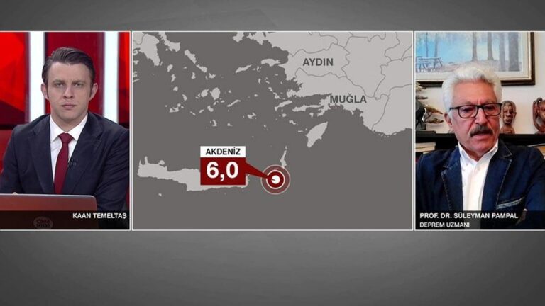 Breaking News: 6 tremblements de terre de magnitude au large de la côte de Muğla! Dr. Süleyman Pampal: Nous ne sommes pas surpris s'il y a un plus grand tremblement de terre!