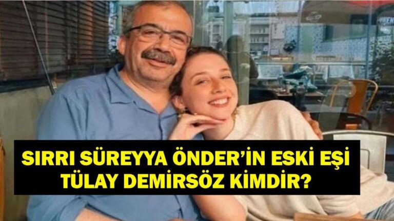 Qui est la femme de Sırrı Süreyya Önder? Qui est Halide Tülay Demirsöz? Sırrı Süreyya Önder est-il marié? Voici la vie de Tülay Demirsöz …
