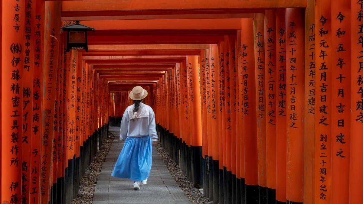 Symbole de souhait et de gratitude du Japon: Temple Fushimi Inari