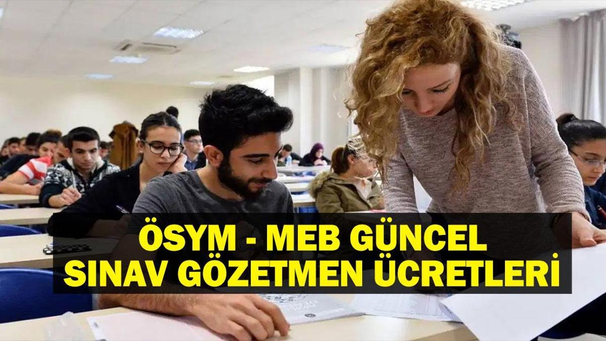 Frais d'agent d'examen YKS 2025 | Combien coûte les frais d'agent d'examen YKS? Quand le superviseur de l'examen est-il en train de se lit? Comment demander la supervision des examens pour les enseignants?