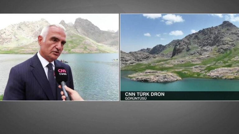 Ministre de la culture et du tourisme Ersoy Cnn Türk'te: «Terrorisme à Türkiye Cilo Mountain | Hakkari ouvre le tourisme