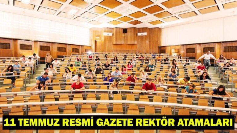 11 juillet Nampeurs officiels du recteur: Quelles universités ont été nommées au recteur?