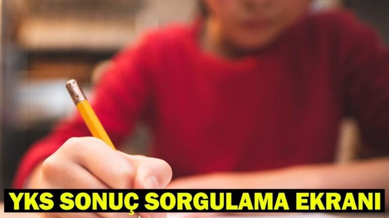 Résultats de YKS Investiment 2025 (ykssonuc.osym.gov.tr) e-gouvernement, Ösym Ais Screen Apprenez le résultat de l'examen universitaire! Résultats YKS annoncés!
