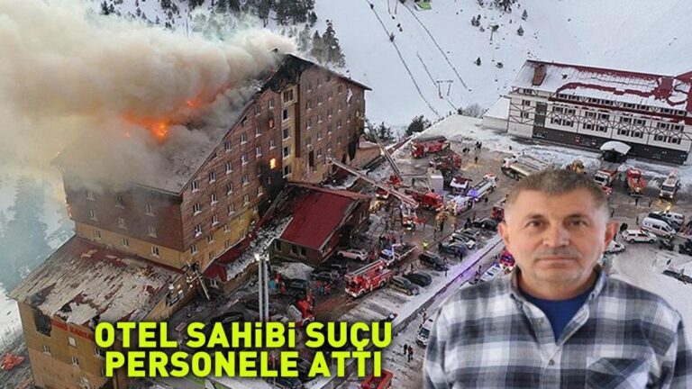 Dans le cas d'incendie à Kartalkaya, le propriétaire de l'hôtel a fait une défense: il a jeté le crime au personnel!