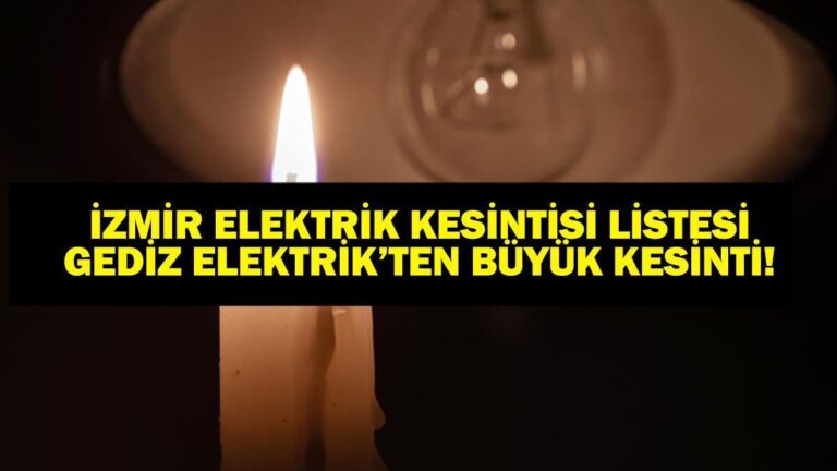 10 août Détail de puissance d'Izmir: quand la panne Gediz Power se terminera-t-elle? Quand l'électricité arrivera-t-elle à Izmir? Voici la liste des déductions
