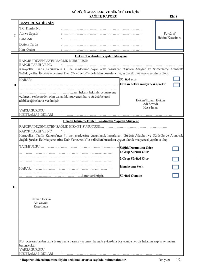 Obtenez un rapport de santé pour un nouveau type de renouvellement de permis de conduire: où obtenir un rapport de santé pour le permis de conduire, la Direction de la population procédures de renouvellement du permis de conduire