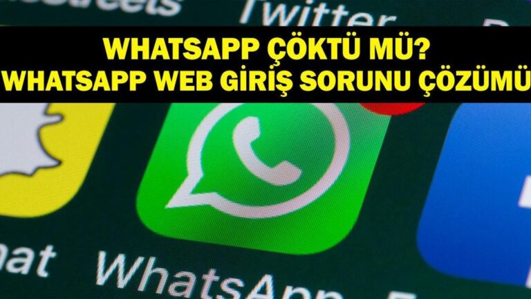 Solution de problème de connexion Web WhatsApp: WhatsApp s'est effondré? Whatsapp Web Pourquoi ne s'ouvre-t-il pas?