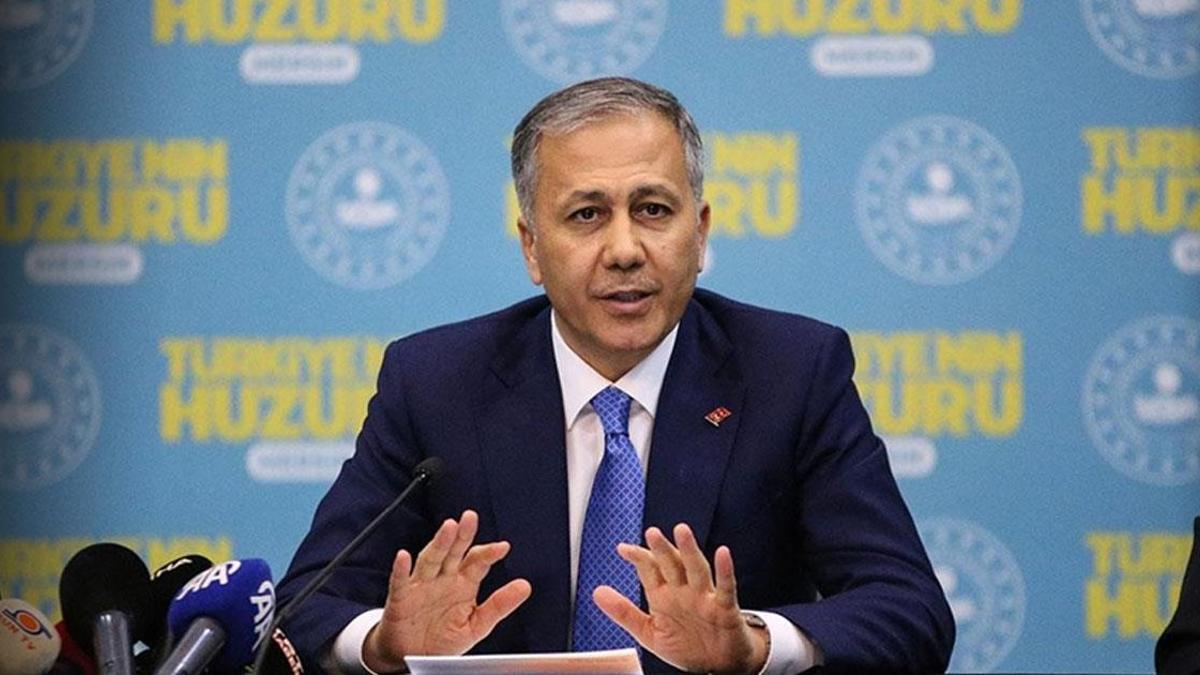 Message net du ministre Yerlikaya! `` Nous briserons l'arrogance de ceux qui sont arrogants dans le crime ''